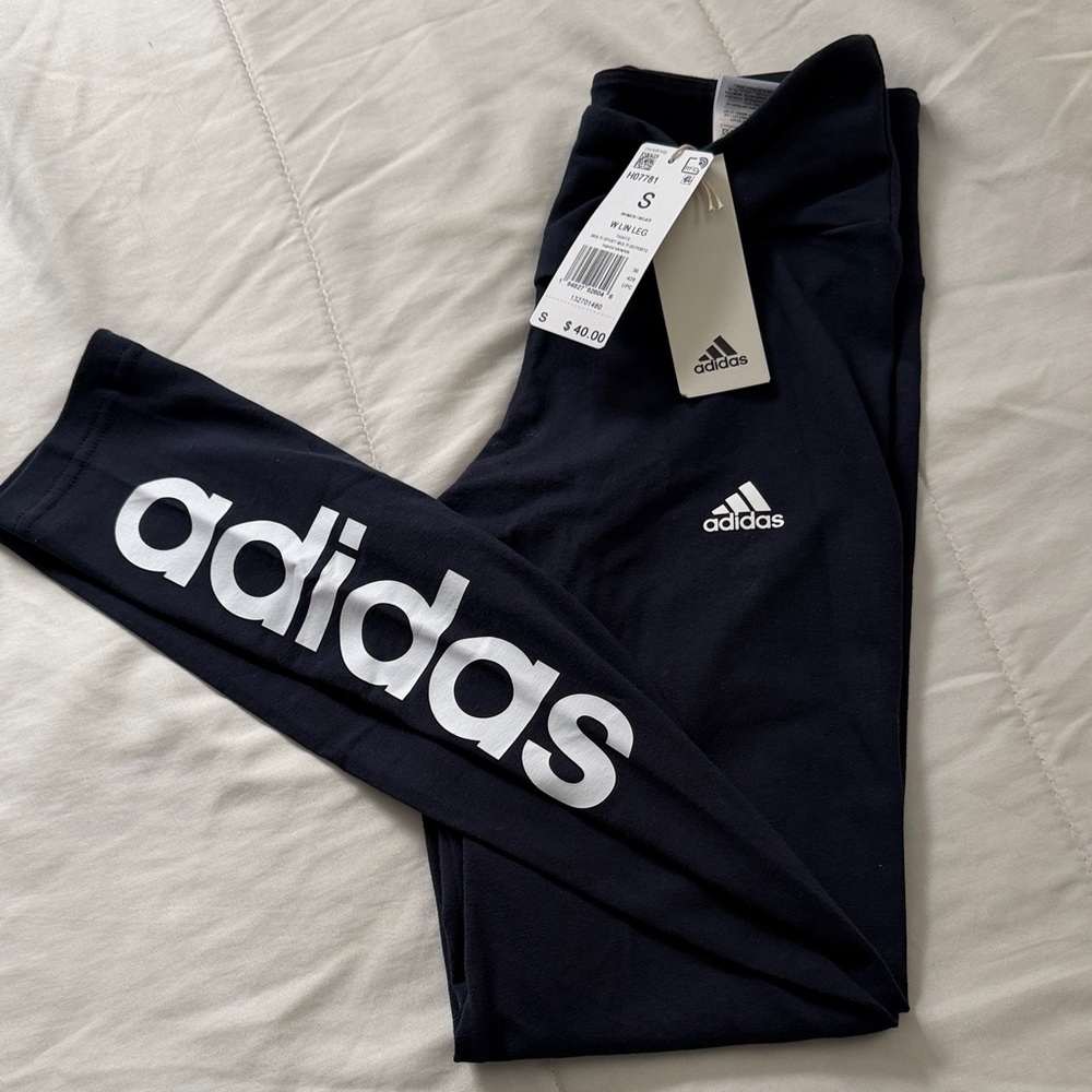 ADIDAS high rise full length leggings NWT! S